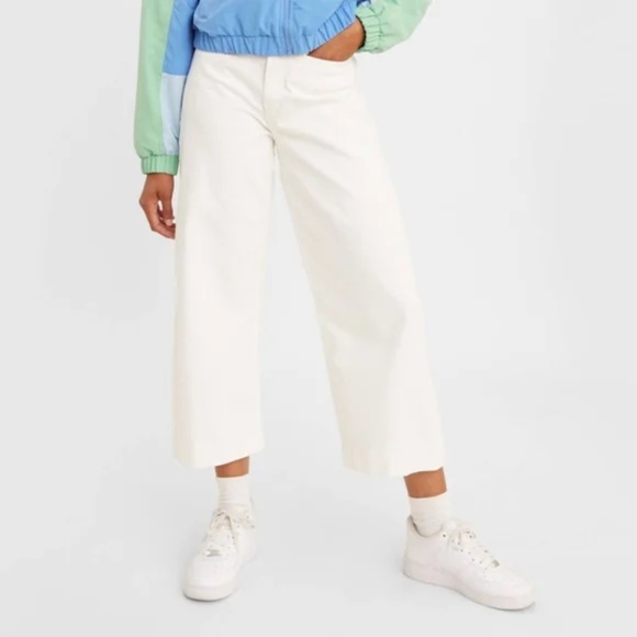 LEVIS RIBCAGE WIDE LEG CROP - Picture 9 of 9